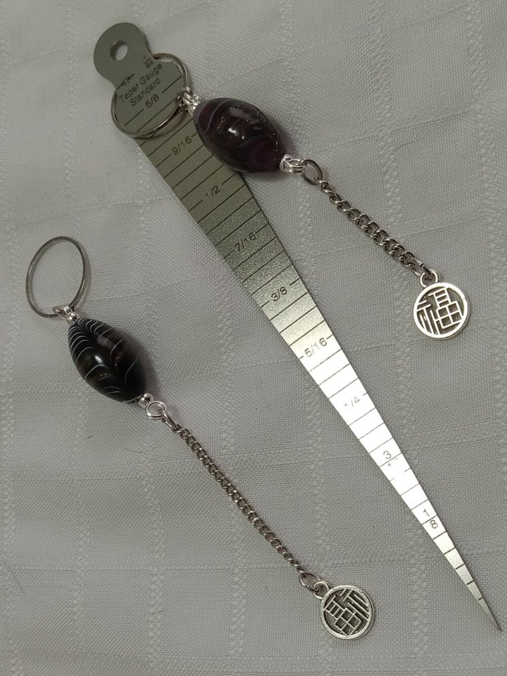 Handcraft durable and removable jewelry set for dreadlocks—single/double dreads